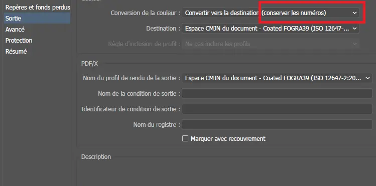 Paramètres de compression PDF sans sous-échantillonnage pour qualité maximale